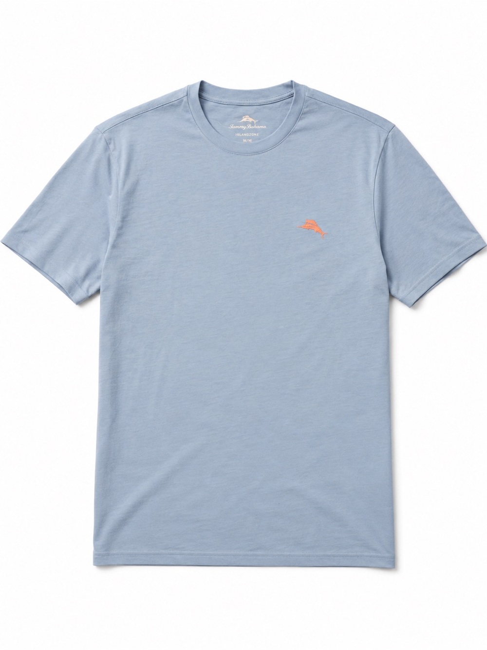 Tommy Bahama IslandZone T-Shirt Men’s Light Blue Short Sleeve Casual Tee (M)